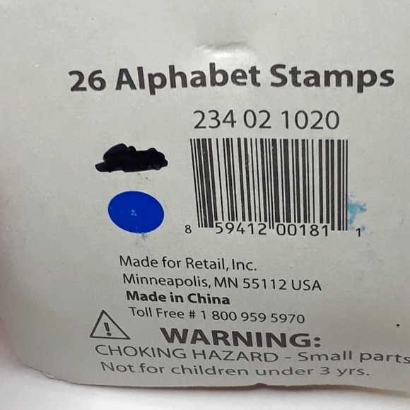 Alphabet Rubber Stamps Scrapbook 26 Count + 2 Ink Pad New - Picture 4 of 5